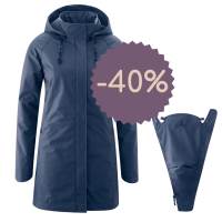 Manteau de portage court Berlin -navy